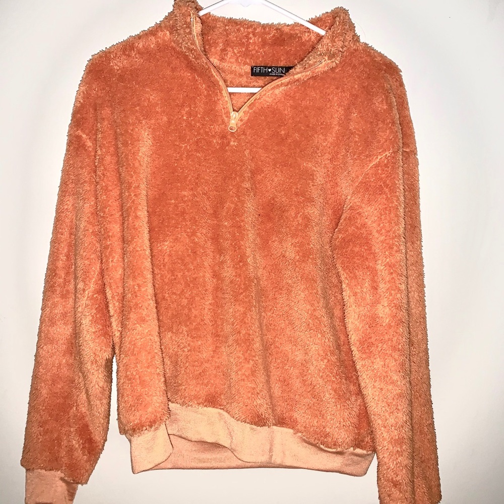 Orange Soft Quarter Zip